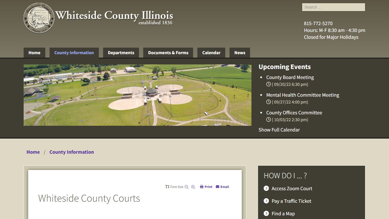 Courts - Whiteside County, Illinois